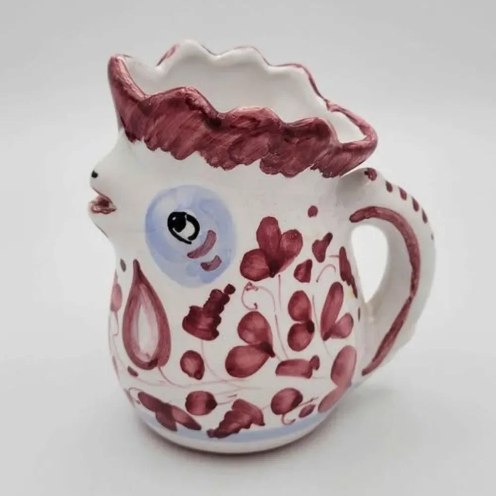 Italian Pottery Chicken Creamer